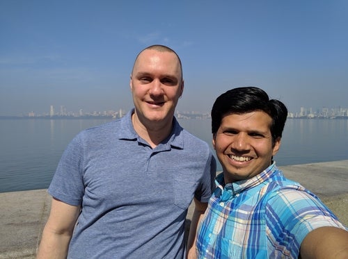 Graham and KK in Mumbai