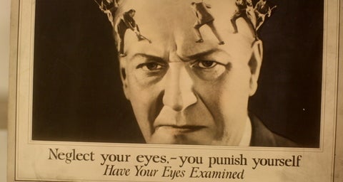 Neglect your eyes, punish yourself
