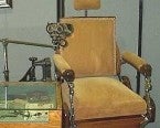 Equipment, antique optometry chair