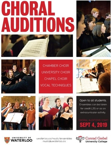 Choral auditions