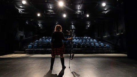 Kathryn Ladano on stage
