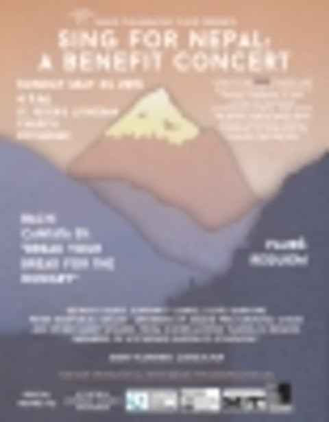 nepal benefit concert poster pic