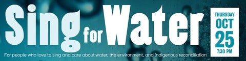 Sing for Water event
