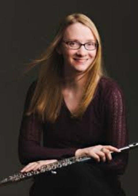 Wendy Wagler with flute