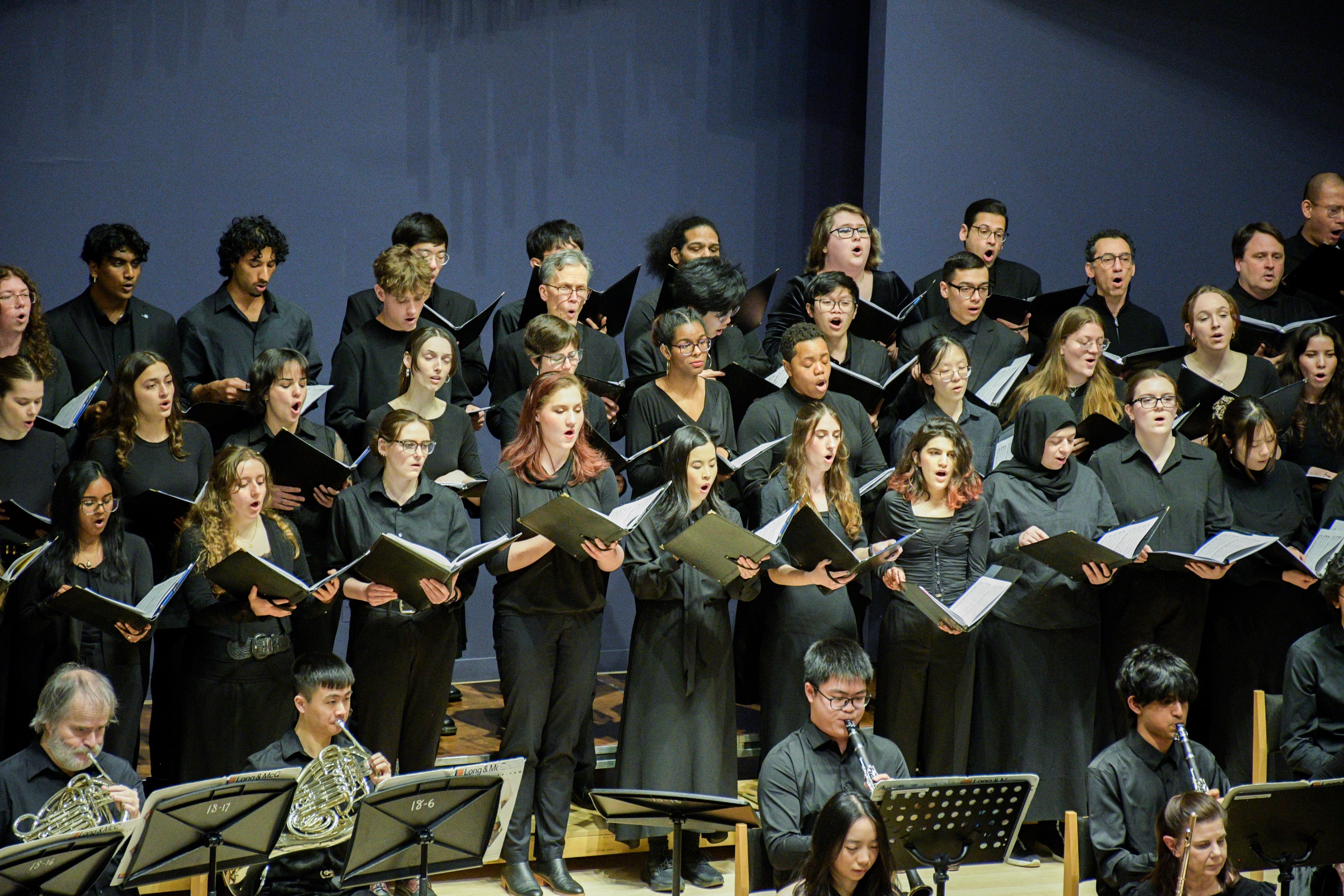 choir with orchestra