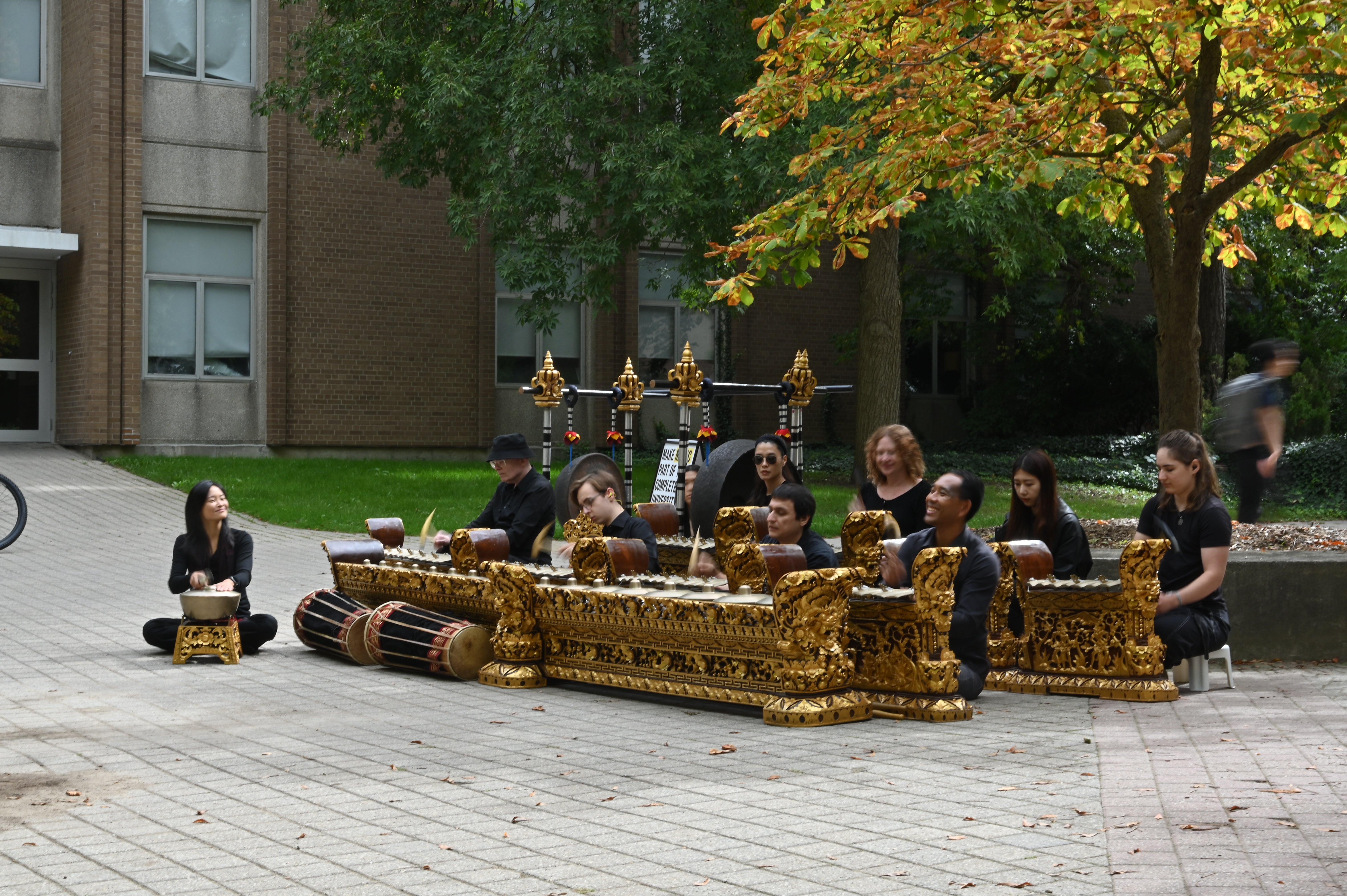 Balinese Gamelan in Rock Garden