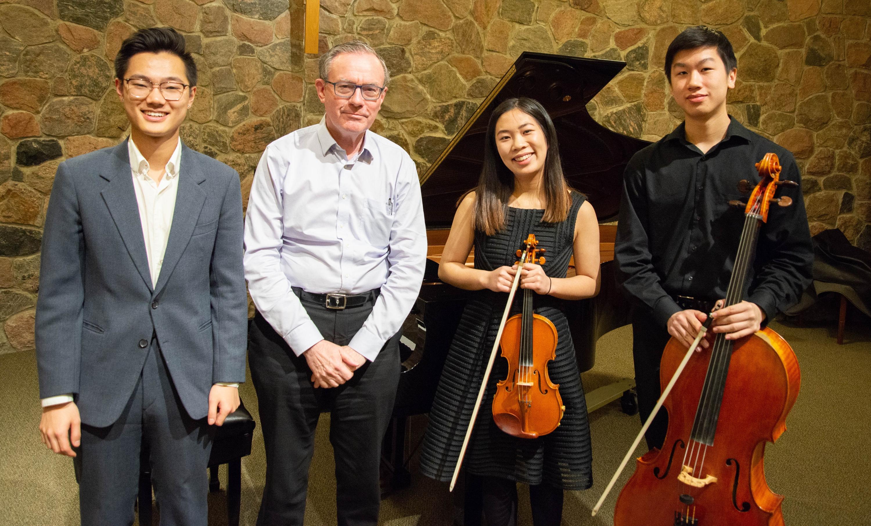 Concerto and Aria Competition finalists joined by Professor Emeritus David Taylor