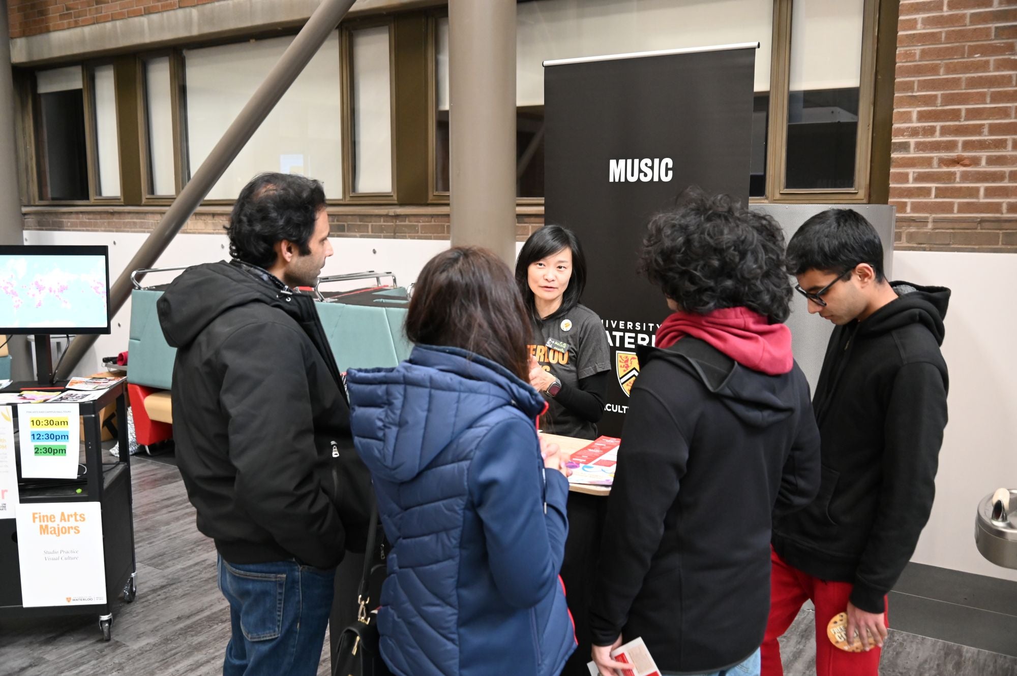 Maisie at open house