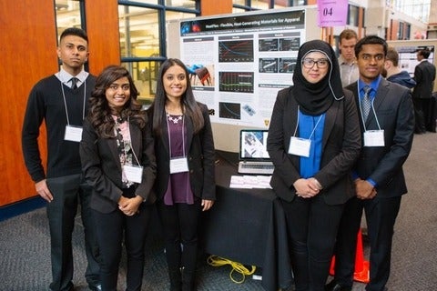 Students at the 2017 Nanotechnology Engineering Design Symposium