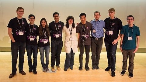 students and faculty at the Waterloo Nanotechnology Conference