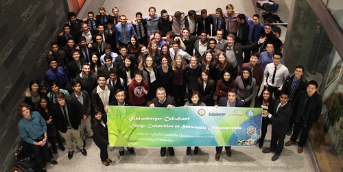 Photo of Schlumberger-Celluforce-Waterloo Design Competition Participants