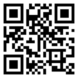 black and white QR code