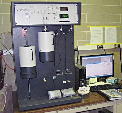 Quantachrome Instruments Surface Area and Pore Size analyzer (Autosorb-1)