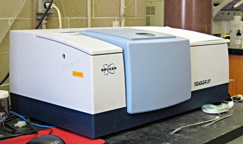 Bruker Fourier-Transform Infrared Spectrometer (Tensor 37 with CsI optics)