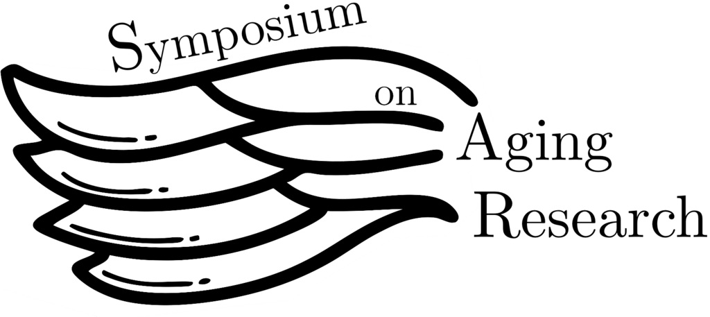 Symposium on Aging Research logo.
