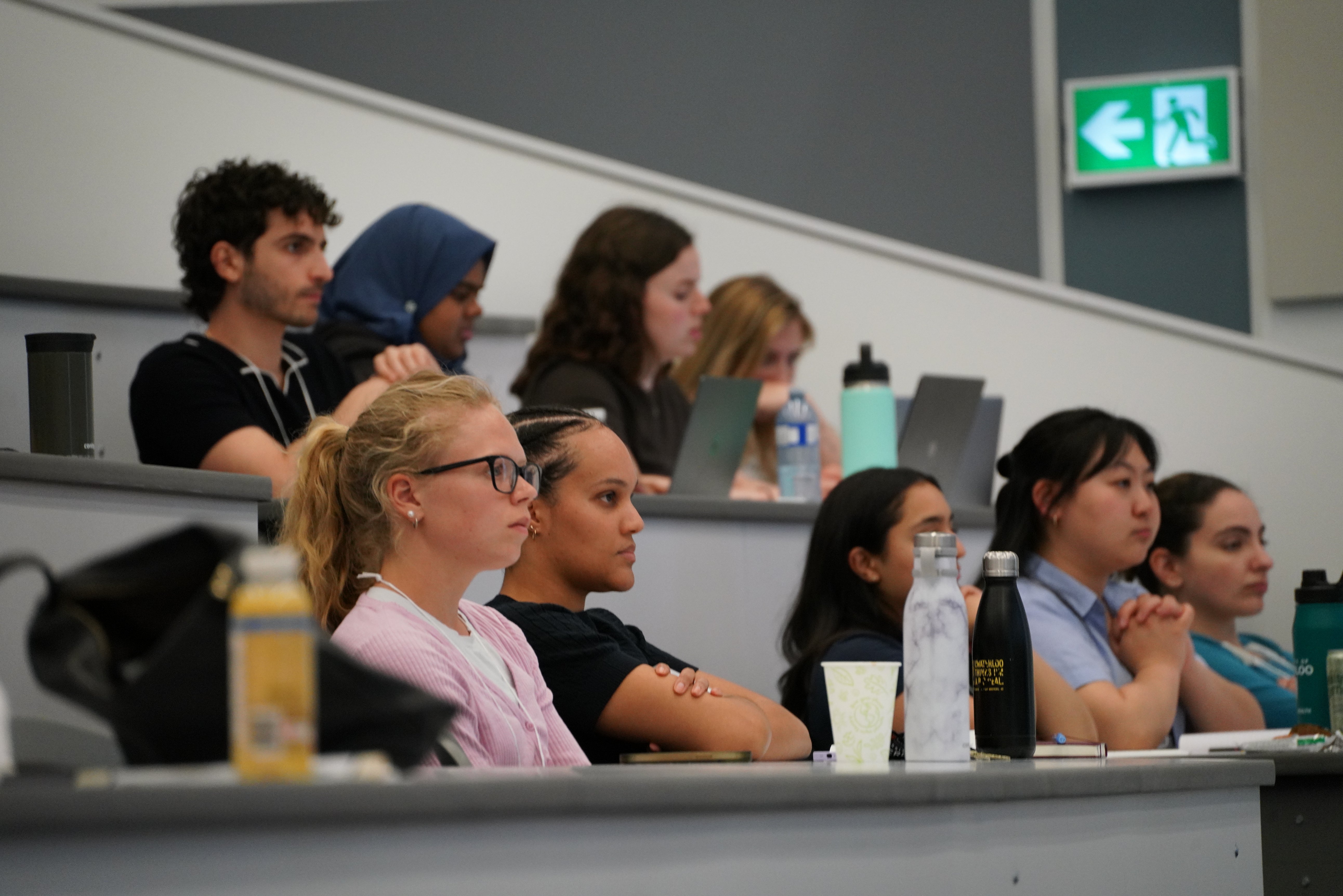 The audience listening to a presentation at the Symposium on Aging Research 2025.