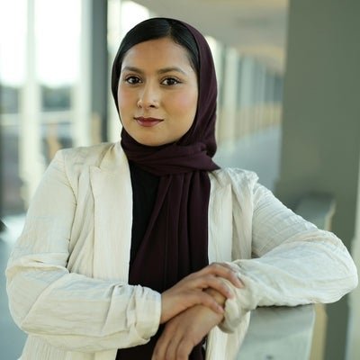 A headshot of event lead Sadia Mohammad.