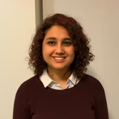 A headshot of team lead Simran.