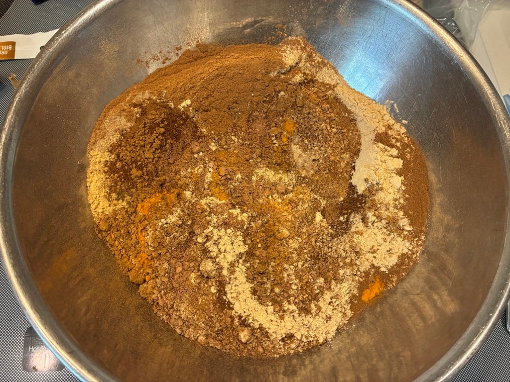 All ingredients added