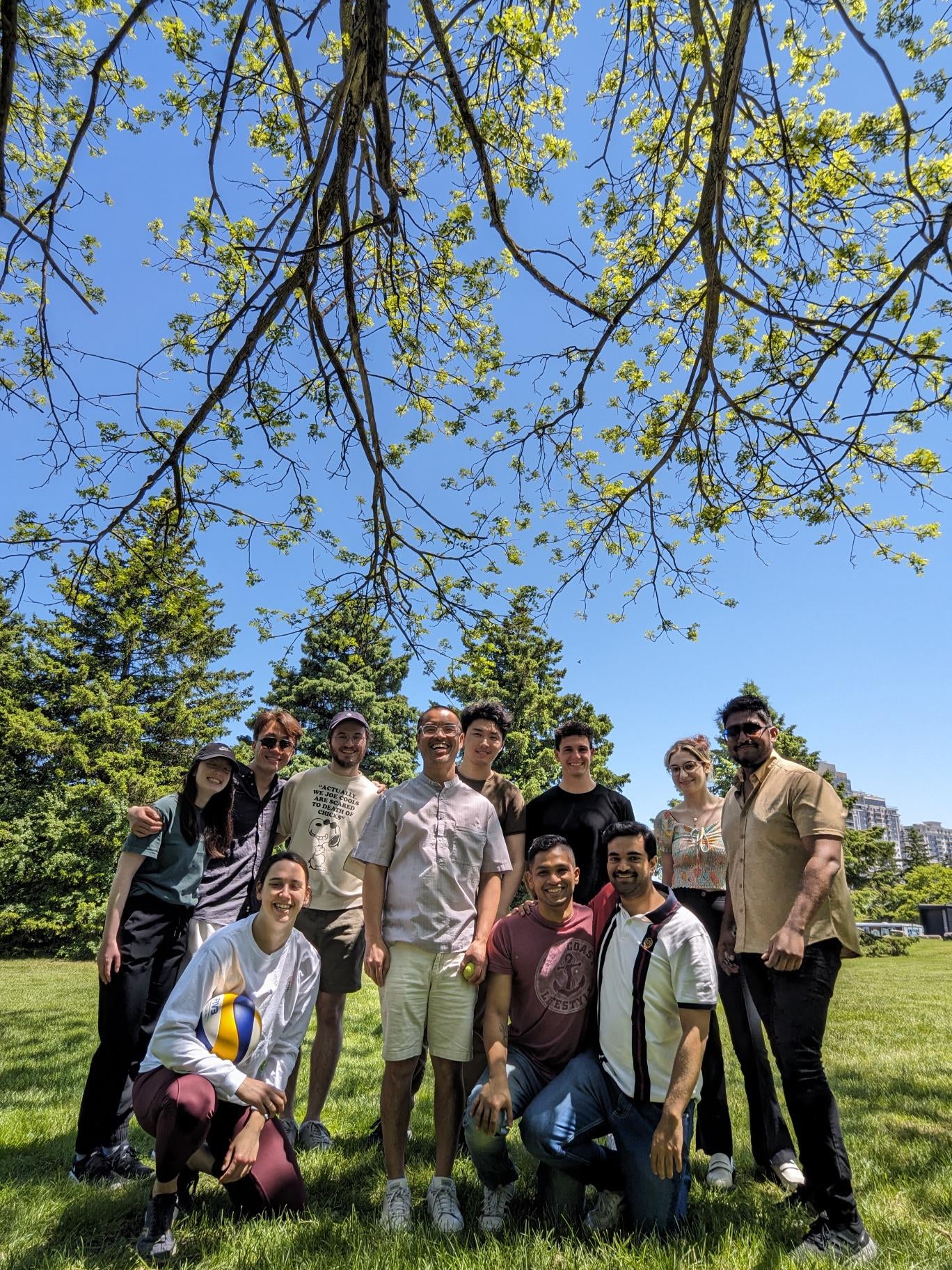 Lab lunch and cricket