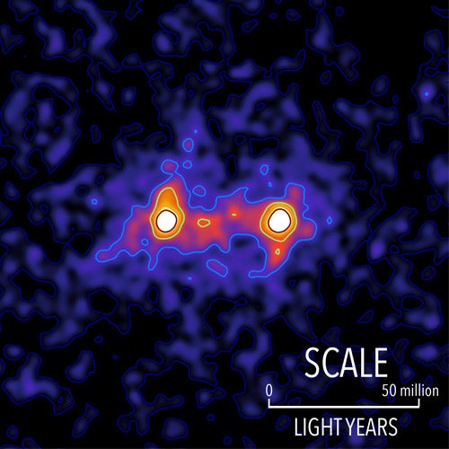 Dark matter composite image