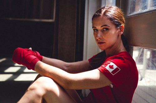 Canadian Olympic boxer Mandy Bujold