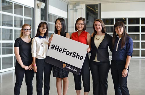The HeForShe scholarhip winners