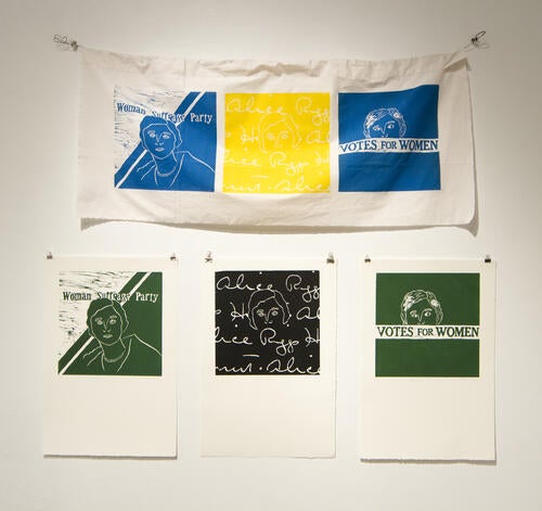 Alice Riggs Hunt printwork projects by Olivia Carvelho
