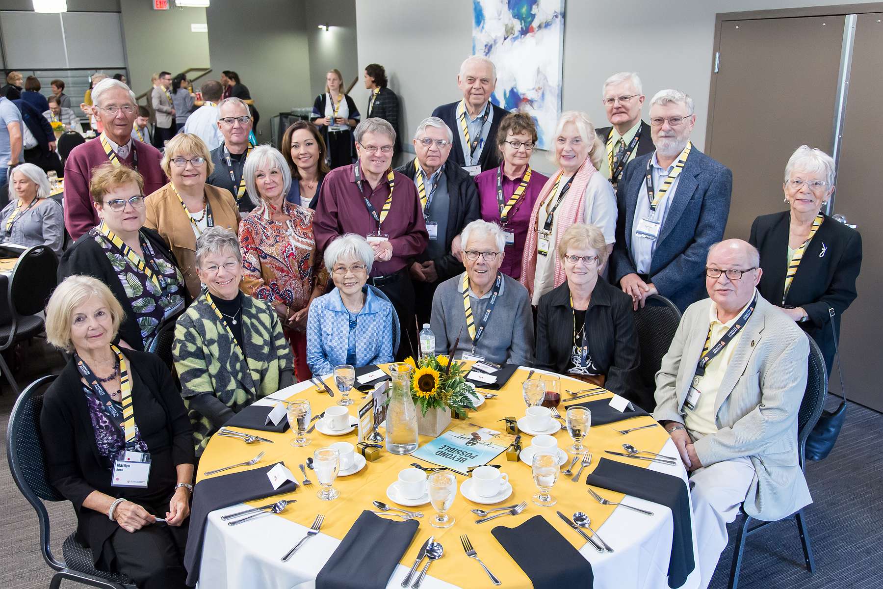 Waterloo alumni and friends attend the President's Milestone Luncheon in 2018.