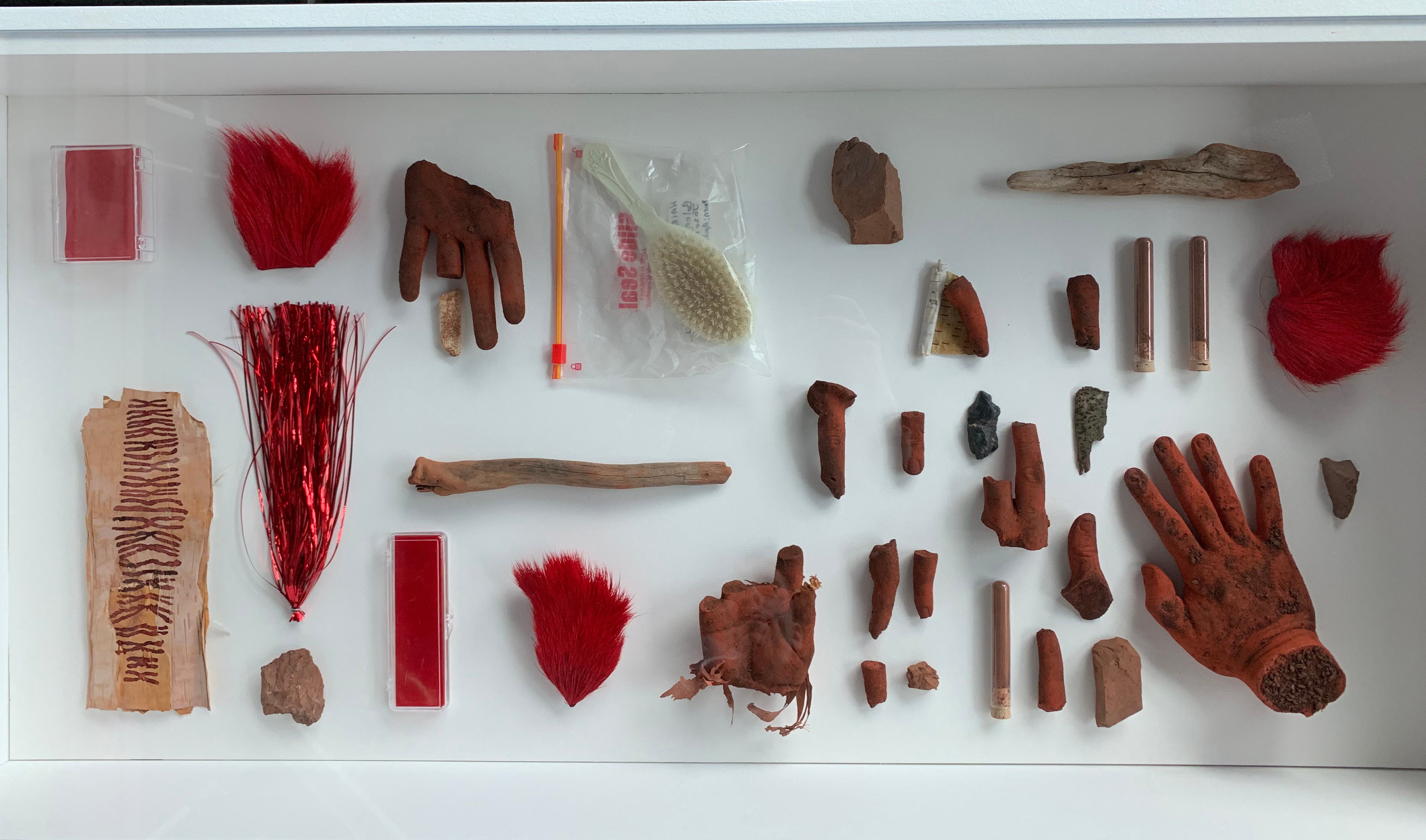 fragments of Indigenous tools and other artifacts