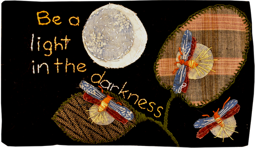 Be lightness in the dark quilt patch