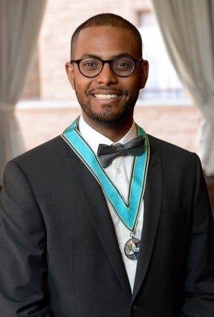 Fitsum Areguy, winner of the 2016 Ontario Young Volunteers Award