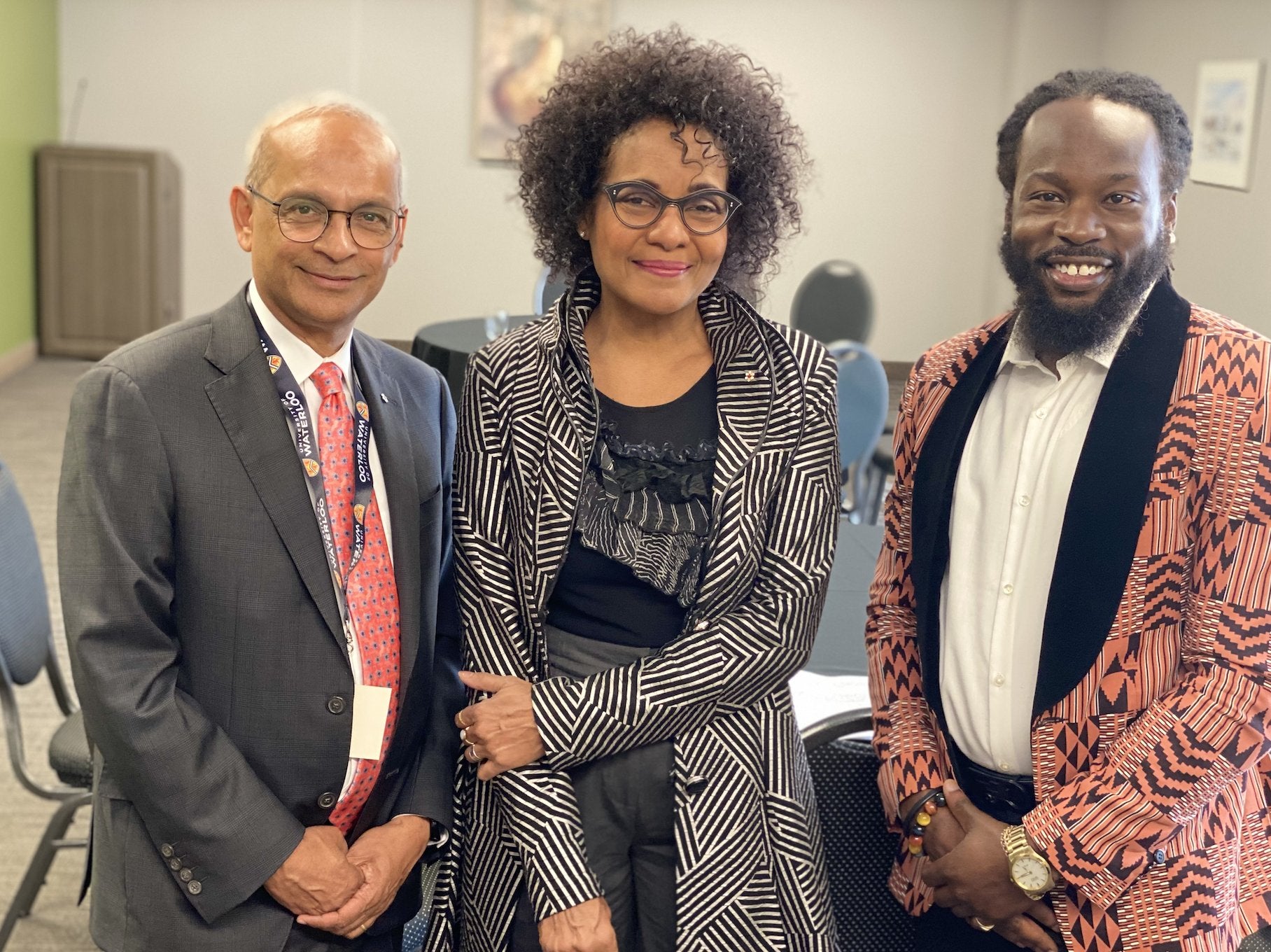 President Vivek Goel with Madame Michaëlle Jean and Dr. Christopher Taylor