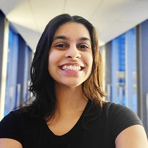 Hana Karim, first-year Biomedical Engineering student at the University of Waterloo