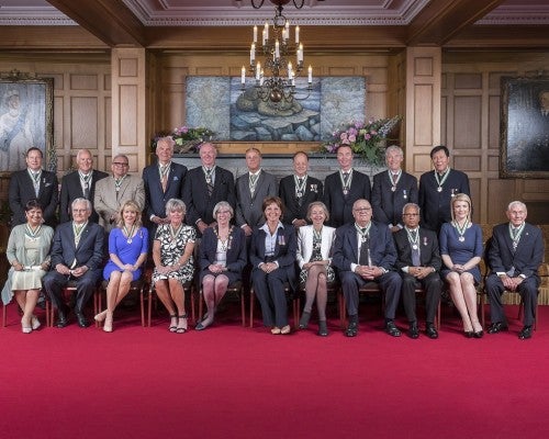 Portrait of all people in the Order of British Columbia 2015