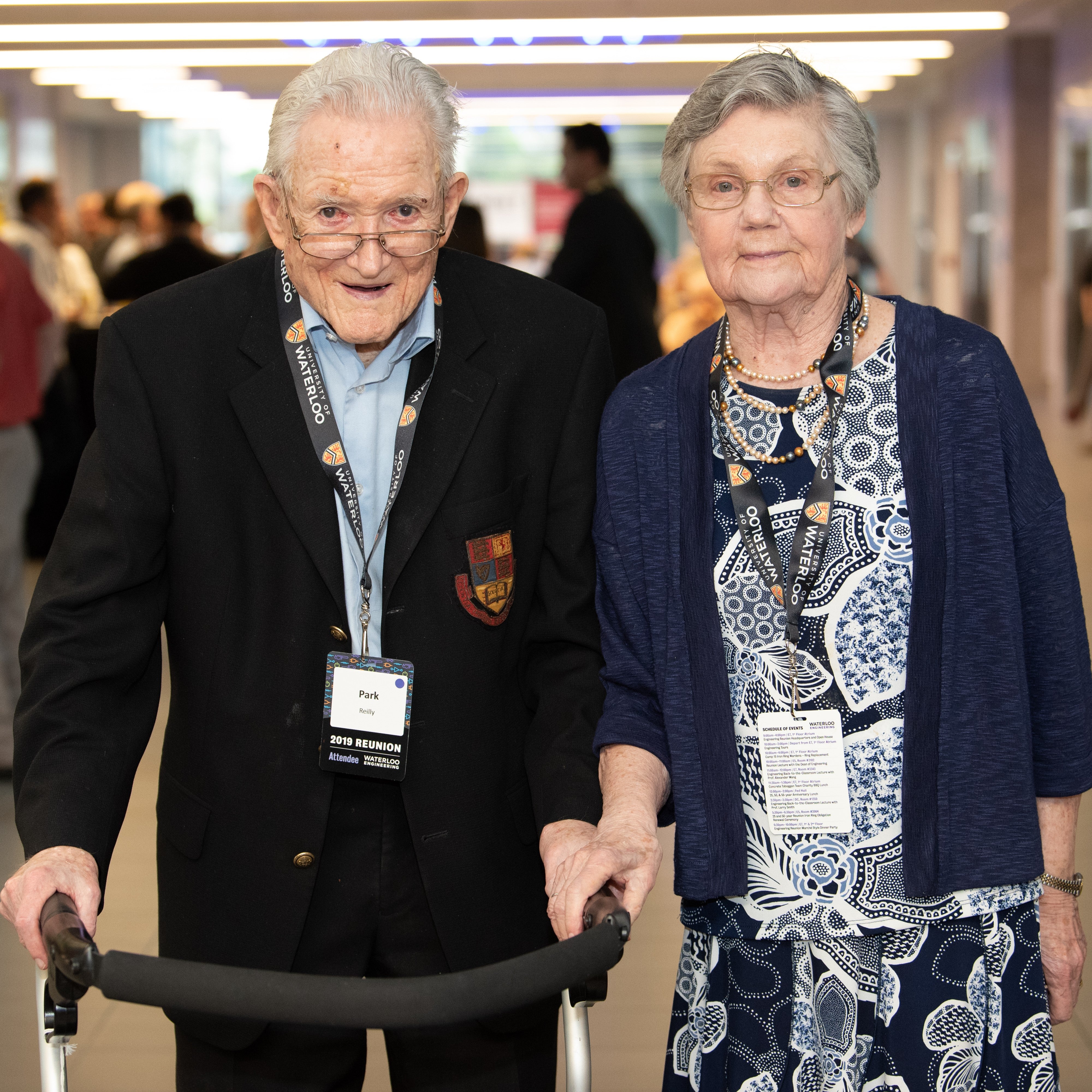Park and Veva Reilly attend 2019 engineering reunion