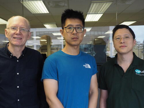 Dr. Wayne Parker, Frank Zhu and Dr. Alexander Wong.