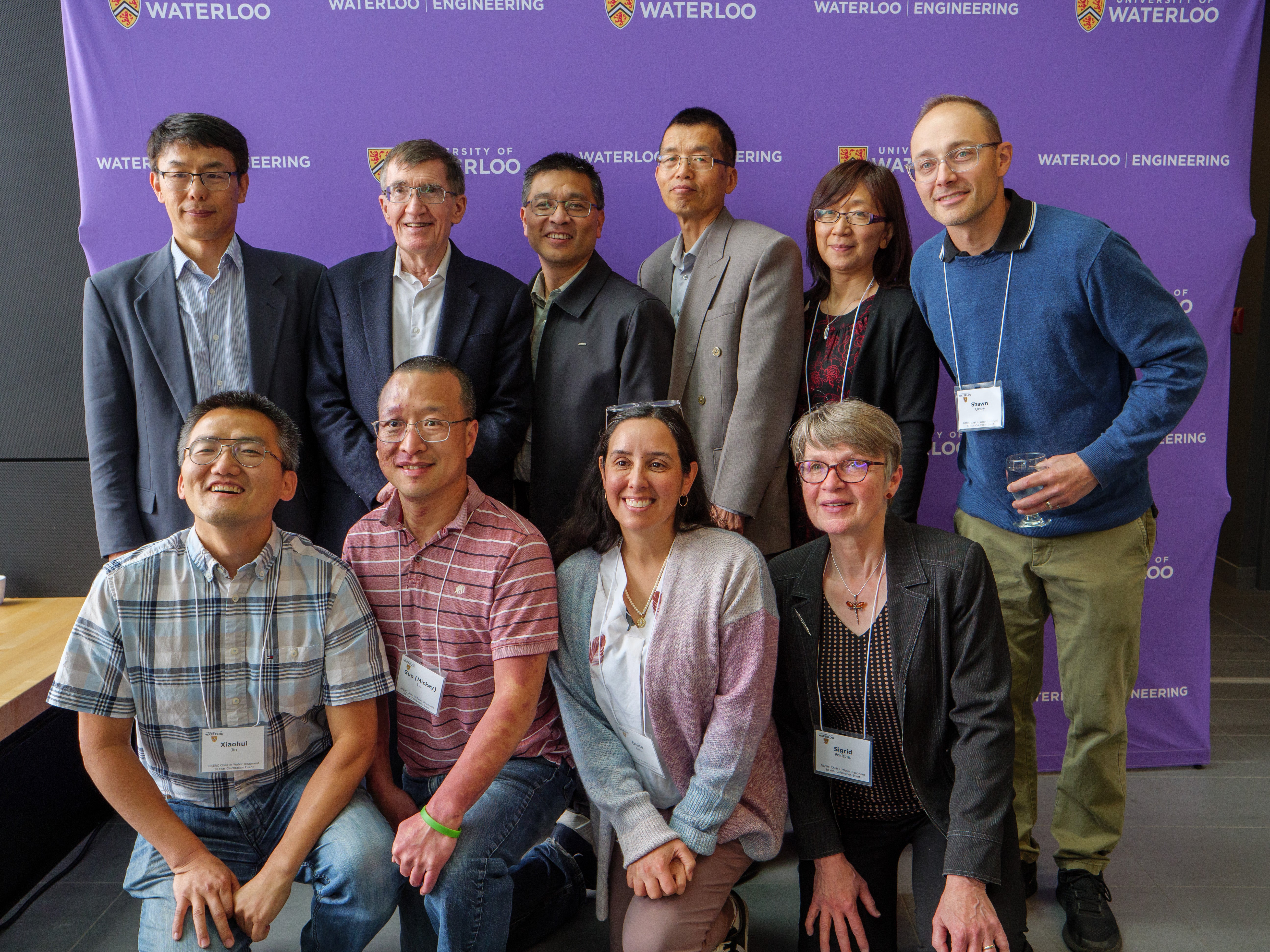 NSERC Chair in Water Treatment group photo