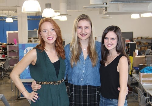 Women entrepreneurs Rachel Friesen, Alexa Roeper and Laura Smith
