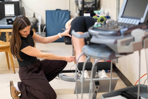 Juliana Bossom measure knee angle 