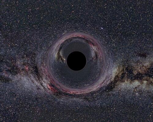 A simulated Black Hole of ten solar masses.