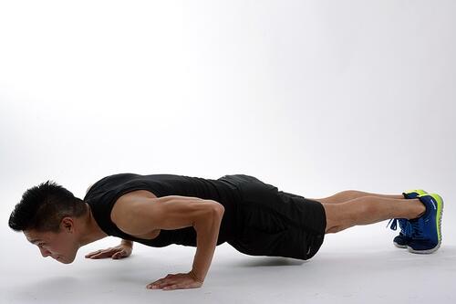 Modified push up discount exercise