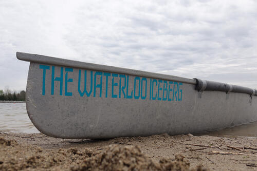 The university of waterloo's concrete canoe, the waterloo iceberg