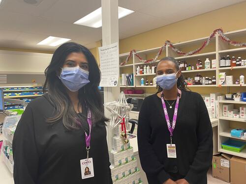 two pharmacy students