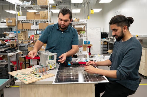 Swish Solar joined Velocity's Innovation Arena in Kitchener, Ont. earlier this year.  (Velocity / University of Waterloo)