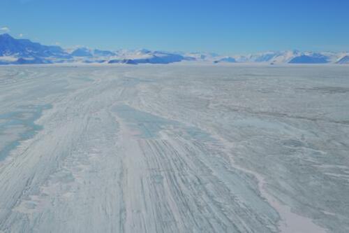 Nansen Ice Shelf looking towards Priestley Glacier.