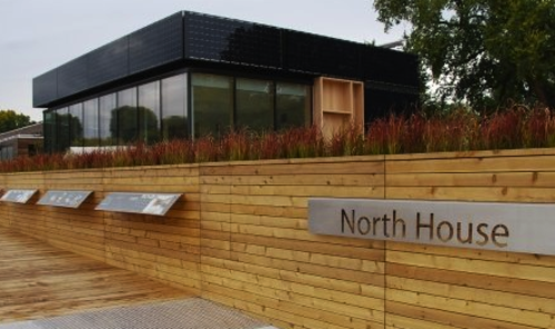 North House, a prefabricated solar powered house.