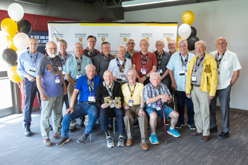 A group of alumni who graduated in 1969