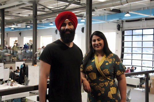 Ground News co-founders Sukh Singh and Harleen Kaur