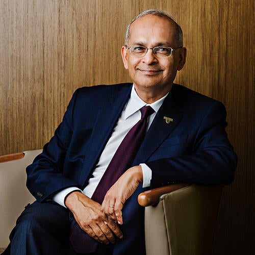 Vivek Goel faces camera while seated.